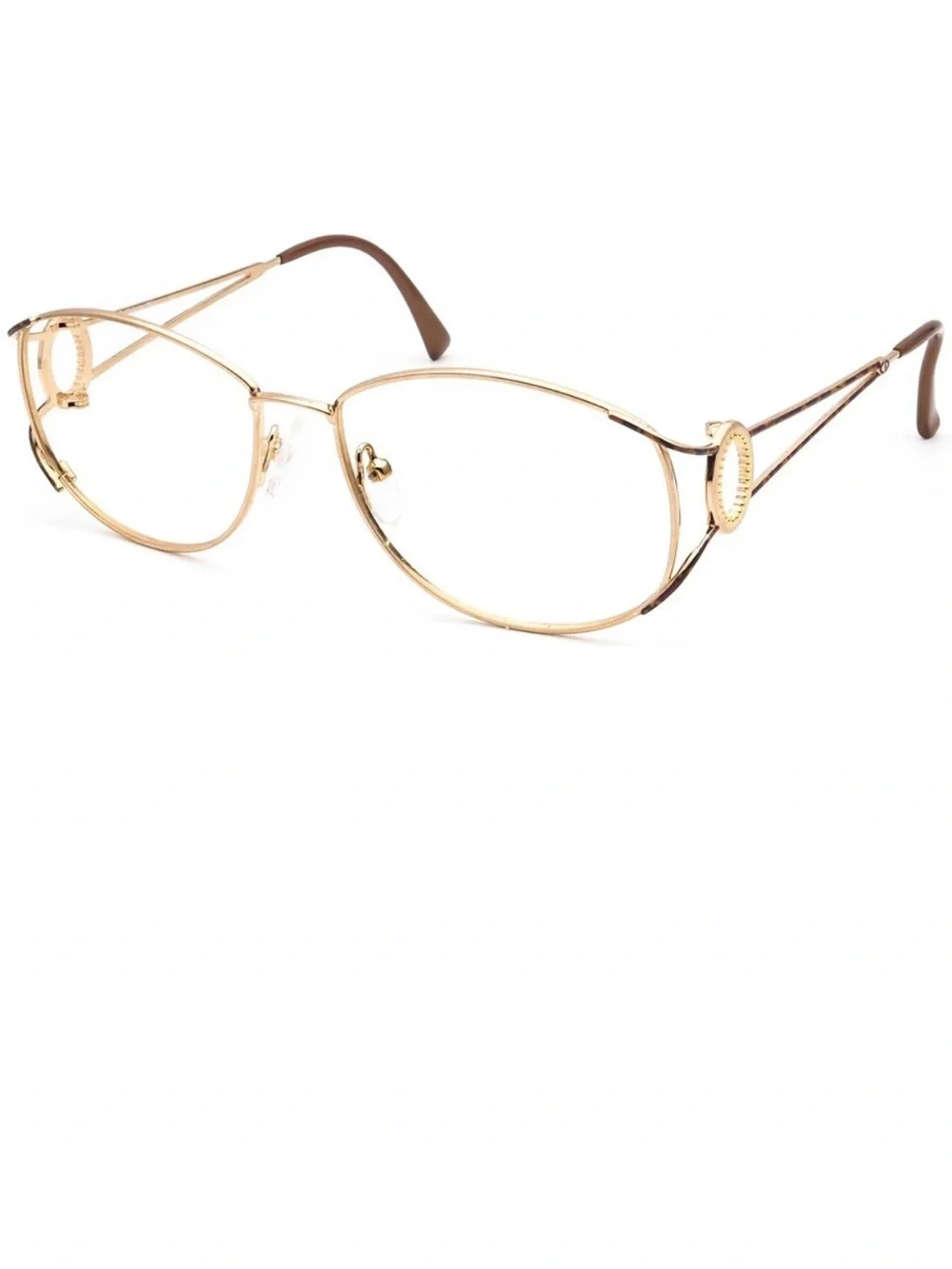 Christian Dior Vintage Eyeglasses 2857 41 Gold/Tortoise Japan 56 mm